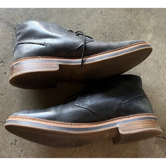 Clarks Black Wallabee Boot Lace Up Comfort Lace Shoes Leather Men’s Size 11 M